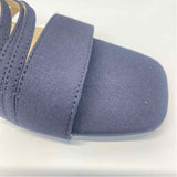 Life Stride Size 8 Women's Navy Solid Strappy Sandals