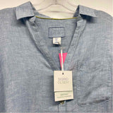 Sigrid Olsen Size S Women's Light Blue Button Up Shirt