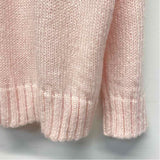 Vineyard Vines Size L Women's Light Pink Solid Pullover Sweater