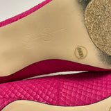 Jessica Simpson Size 6.5 Women's Fuschia Textured Pump Shoes