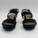 Anne Klein Size 7.5 Women's Black Solid Strappy Sandals