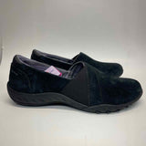 Skechers Size 7.5 Women's Black Solid Slip On Shoes