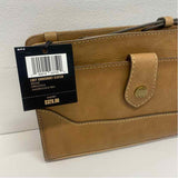Frye Caramel Solid Leather Crossbody Handbag