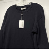 LA Relaxed Size L Women's Black Solid Shift Dress