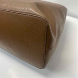 Matt & Nat Brown Faux Leather Pebbled Tote Handbag