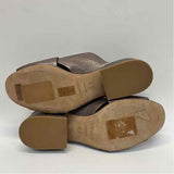 Vince Size 7 Women's Copper Pebbled Slide Sandals