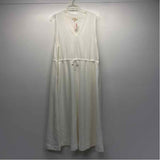 Haven Well Within Size Xl Women's White Solid Sleeveless Maxi Fit & Flare Dress