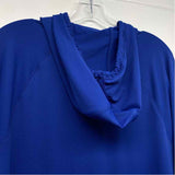 Title Nine Size Xl Women's Blue Solid Hoodie Activewear Top