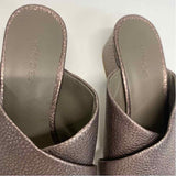 Vince Size 7 Women's Copper Pebbled Slide Sandals