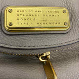 Marc By Marc Jacobs Taupe Leather Pebbled Crossbody Handbag