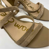 Sam Edelman Size 8.5 Women's Beige Solid Strappy Sandals