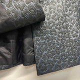 Charles Grey Women's Size 8-M Navy-Black Pattern Button Up Jacket