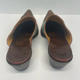 Old Gringo Size 10 B Women's Brown-Green Patchwork Western Mules