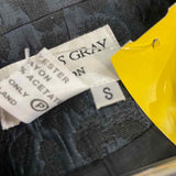 Charles Grey Women's Size 8-M Navy-Black Pattern Button Up Jacket