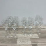 Lenox Firelight Platinum Clear Cut Stemmed Wine Glasses - Set of 8