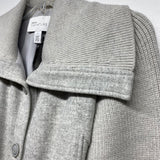 Nordstrom Signature Women's Size S Gray Tweed Button Down Jacket