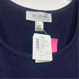 St. John Size L Women's Navy Solid Camisole Sleeveless Top