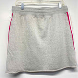 Krimson Klover Size L Women's Gray Tweed Pull On Skirt