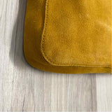 Madewell Yellow Suede Solid Shoulder Handbag