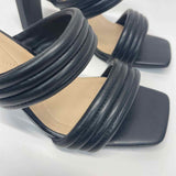 Alfani Step Flex Size 8 Women's Black Quilted High Heel Sandals