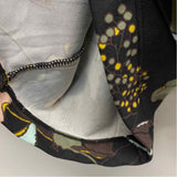 Title Nine Size Xl Women's Black-Multi Floral 3/4 Sleeve Dress