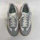 Adidas By Stella Mccartney Size 9.5 Women's White Color Block Lace Up Sneakers