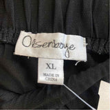 Olsenboye Size XL - 14 Women's Black Solid Elastic Waist Pants