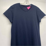 Frank & Eileen Est 1947 Size L Women's Black Solid T-Shirt Dress