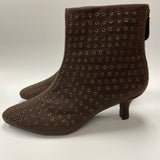 Chico's Size 10 Women's Brown Cut Out High Heel Booties