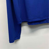 Title Nine Size Xl Women's Blue Solid Hoodie Activewear Top