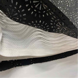 Krimson Klover Size L 10-12 Women's Black-White Cut Out Pencil Skort