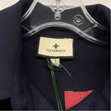 Tuckernuck Size S Women's Navy Solid Button Up Shirt Dress
