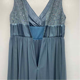 R&M Richards Size 10-M Women's Teal Beaded Shift Dress