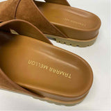 Tamara Mellon Size 7.5 Women's Brown Solid Slide Sandals