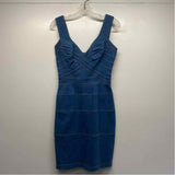 Tadashi Size 6-S Women's Blue Stitches Sheath Dress