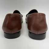 Allen Edmonds Men's 12 Solid Brown Leather Loafer Shoes