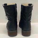 Rieker Size 40-9.5 Women's Black Solid Biker Booties