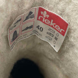 Rieker Size 40-9.5 Women's Black Solid Biker Booties