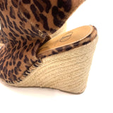 Kelsi Dagger Women's Size 6.5 Brown-Tan Animal Print Pep Toe Shoes