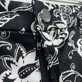 Lauren Ralph Lauren Size 4 Women's Black-White Pattern Shorts