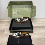 Taft Shoe Size 41.5- 8.5 White-Black Leather Men's Men's Shoes