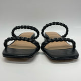 Sincerely Jules Size 10 Women's Black Braided Strappy Sandals