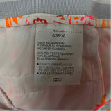 Under Armour Size 6 Women's White-Multicolor Pattern Bermuda Shorts