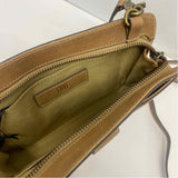 Frye Caramel Solid Leather Crossbody Handbag