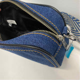Marc Jacobs Blue Denim Stitches Crossbody Handbag