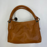 Wanderers Caramel Leather Solid Satchel Handbag