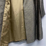 Eileen Fisher Women's Size S Silver Tweed Open Front Jacket