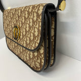 Christian Dior Brown Trotter Shoulder Handbag
