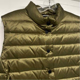 Aether Women's Size S Green Solid Puffer Vest