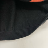 Jamie Sadock Size S Women's Black-Peach Color Block Cap Sleeve Activewear Top